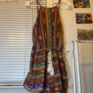 Tribal Print Romper